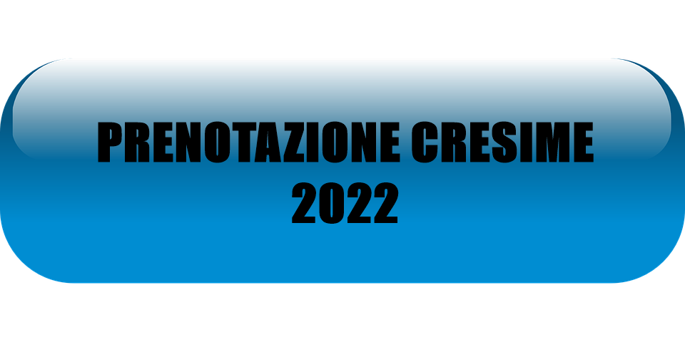 Banner prenotazIone Cresime 2022