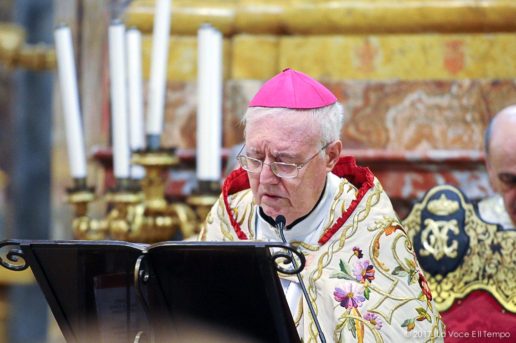 Mons. Nosiglia presiede il Te Deum alla Consolata, Torino 31 dicembre 2017