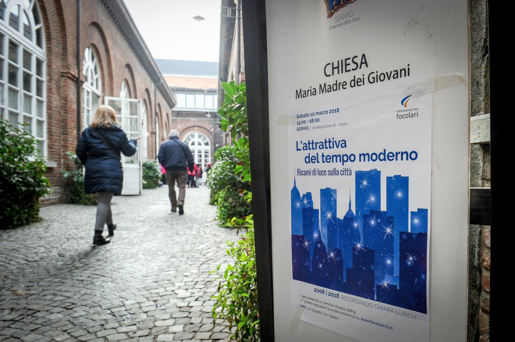 Incontro al Sermig per il 10 anniversario dalla morte di Chiara Lubich, Torino 10 marzo 2018