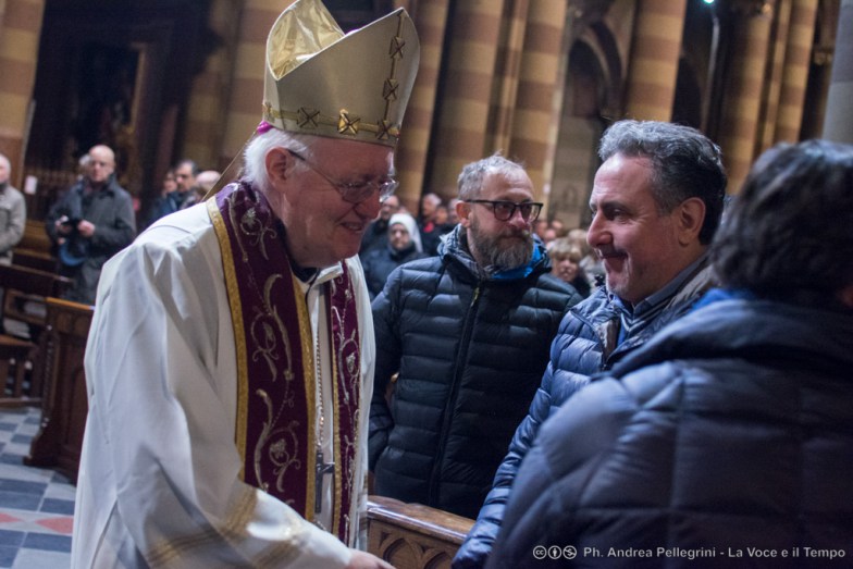 Mons. Nosiglia presiede la Veglia di preghiera per i lavoratori dell'Embraco, Chieri 6 marzo 2018