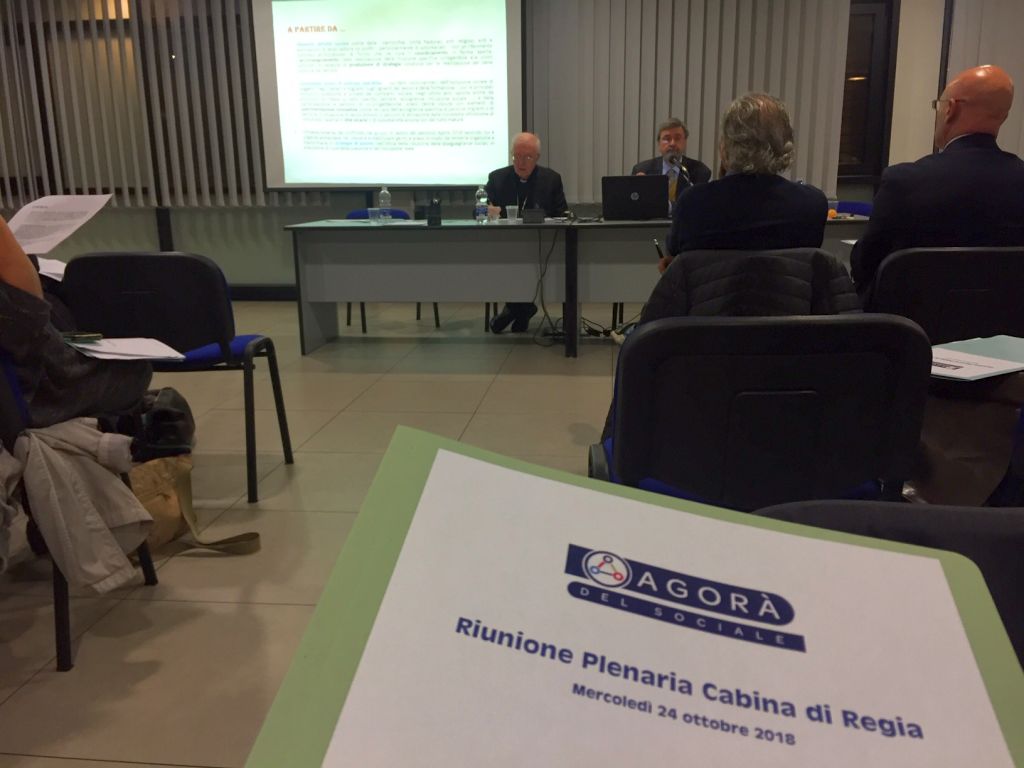 Agorà del Sociale - riunione plenaria cabina di regia, Torino 24 ottobre 2018