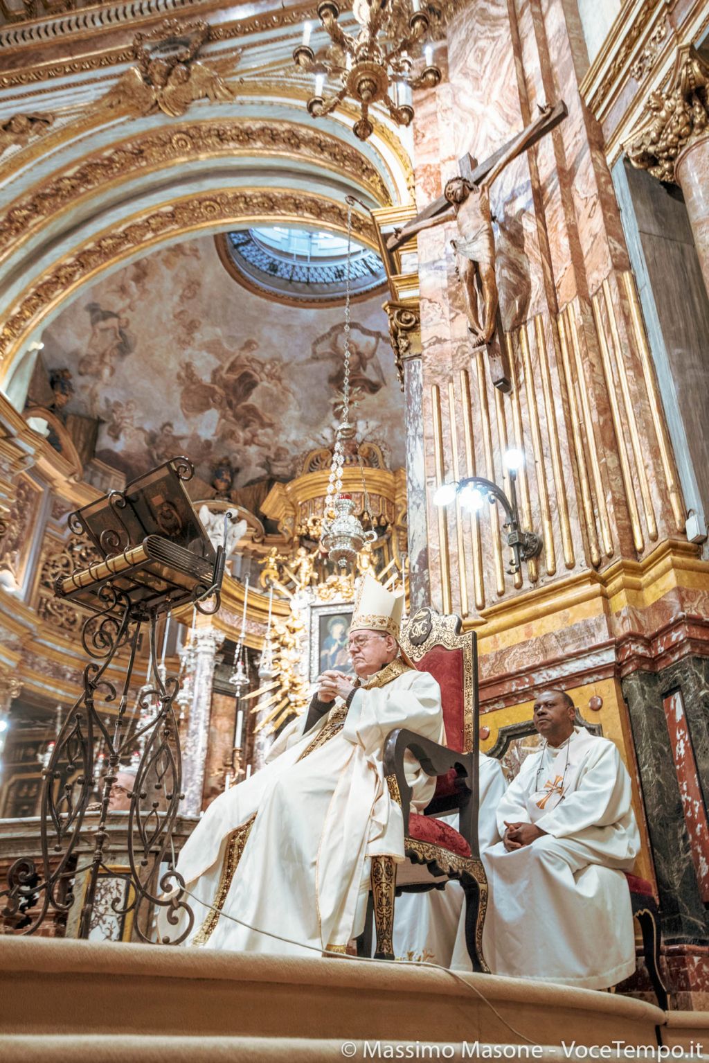 Restauri nella cappella di S. Anna alla Consolata: inaugurazione con l'Arcivescovo- Torino 12 aprile 2019