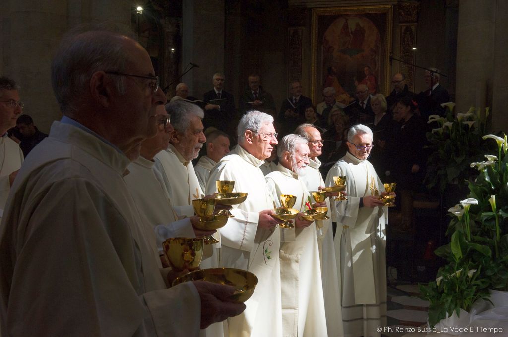 S. Messa crismale in Cattedrale, Torino 18 aprile 2019