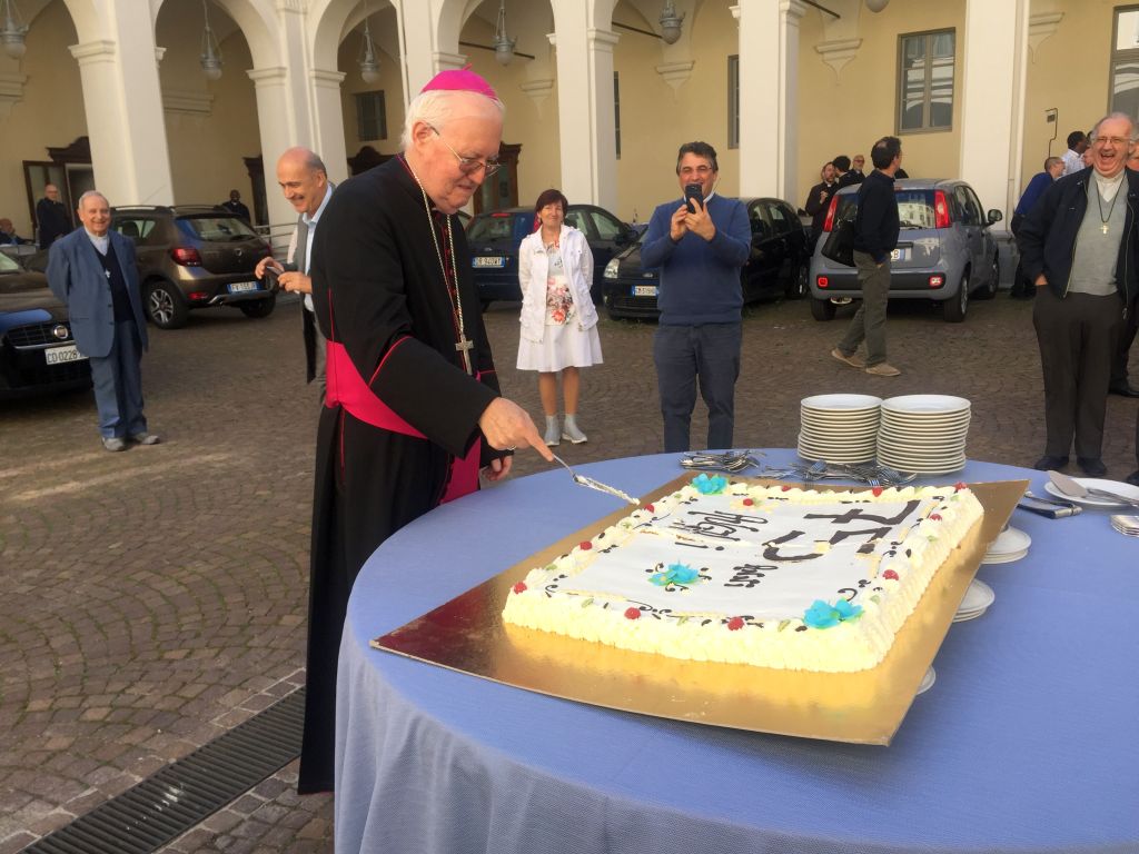 75-mo compleanno di mons. Nosiglia: festa con il Clero al Santuario della Consolata, 7 ottobre 2019