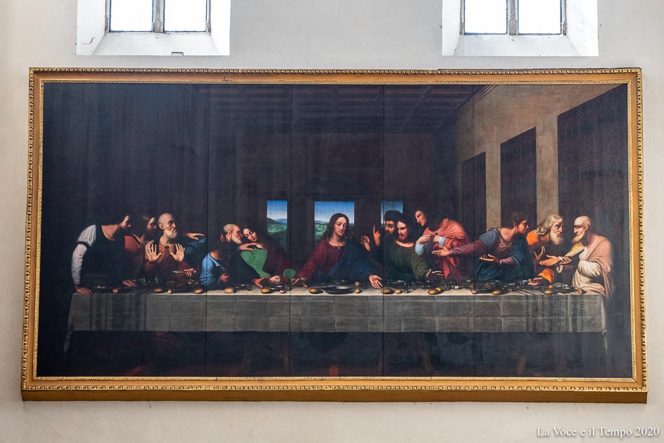 Restauro della riproduzione dell'＂Ultima cena＂ del Gagna esposta in Duomo a Torino - 23 giugno 2020