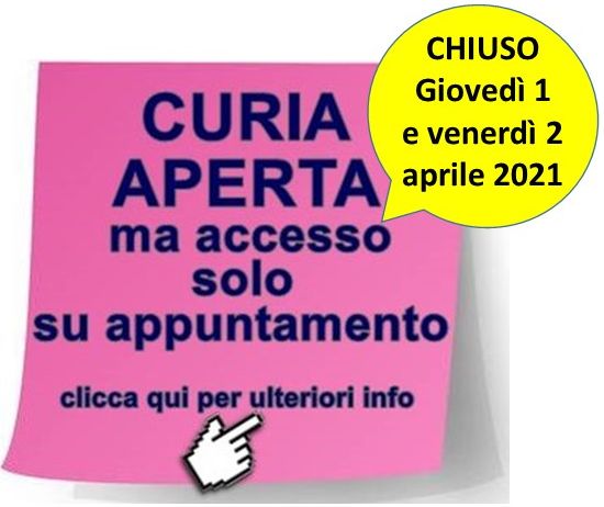 Curia chiusa_banner_Pasqua2021