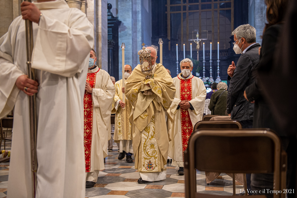 Celebrazione in Cattedrale per il Corpus Domini e la Memoria del Miracolo eucaristico, Torino 6 giugno 2021