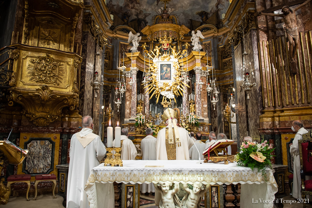 Mons. Nosiglia celebra Messa in suffragio di mons. Mario Operti alla Consolata, 21 giugno 2021