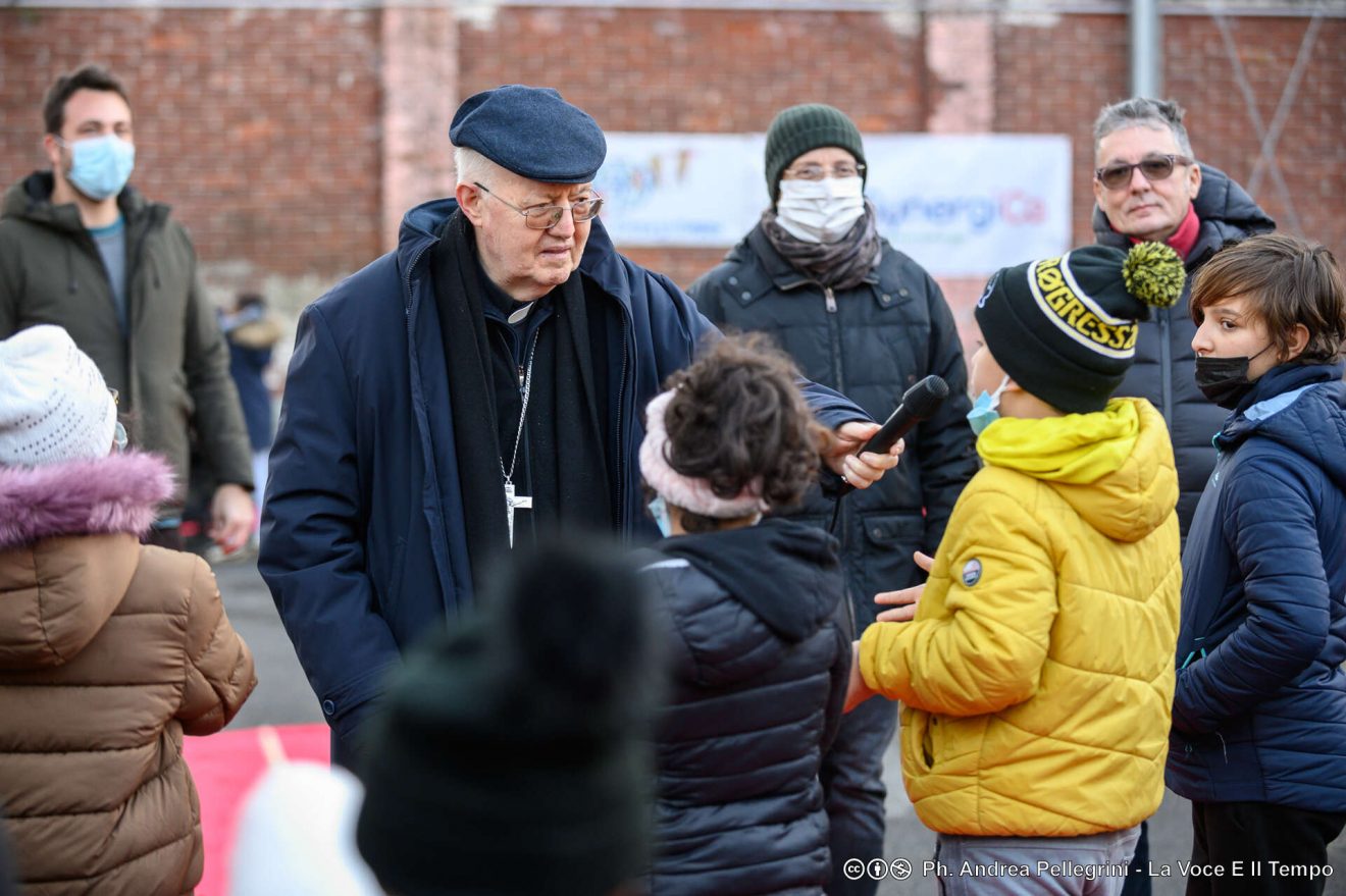 Mons. Nosiglia alla festa di Natale di “Ma.Ri House”, 12 dicembre 2021