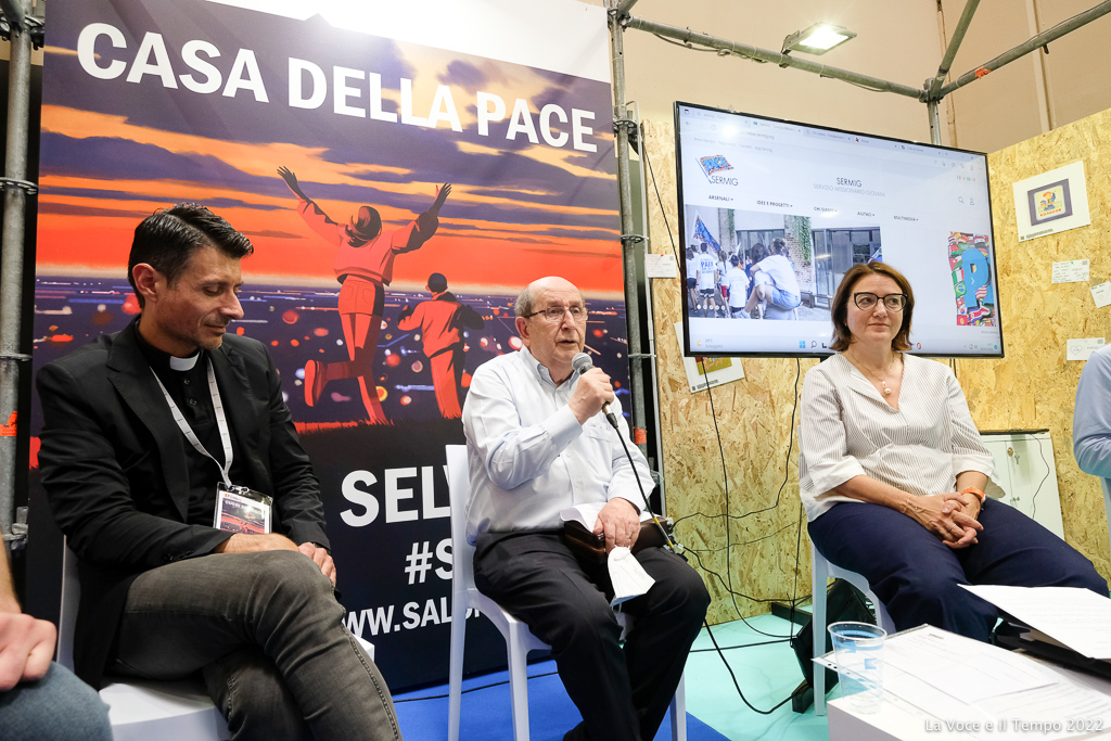 Torino Città della Pace, incontro allo stand del Salone del Libro - 22 maggio 2022 (foto: Renzo Bussio)