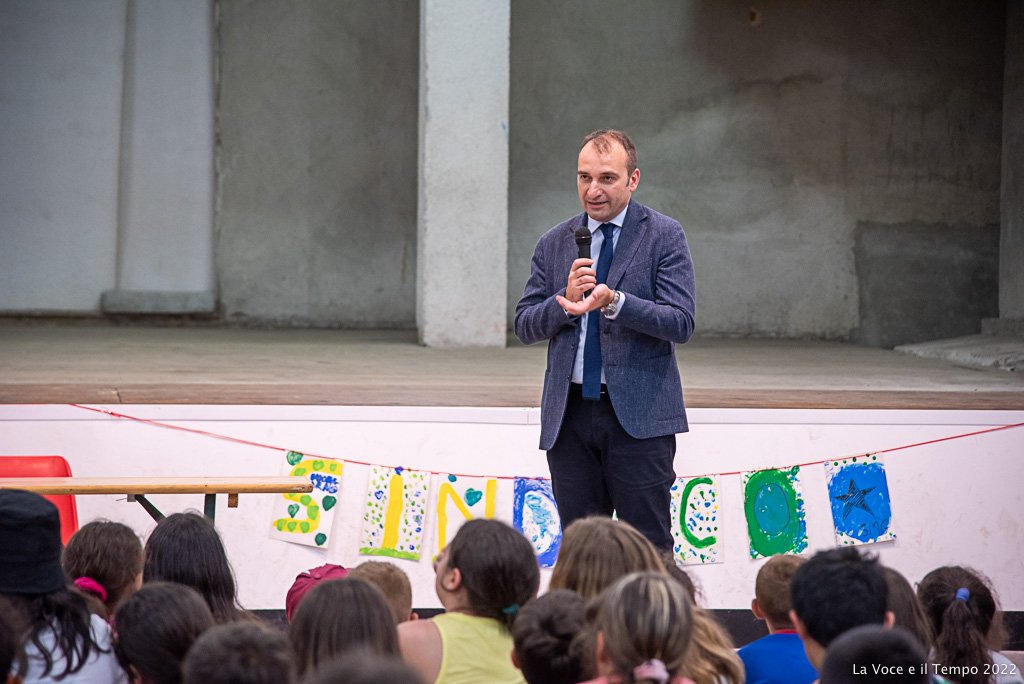 Visita del sindaco di Torino Lo Russo agli Oratori estivi della città, 30 giugno 2022 (Foto: Renzo Bussio)