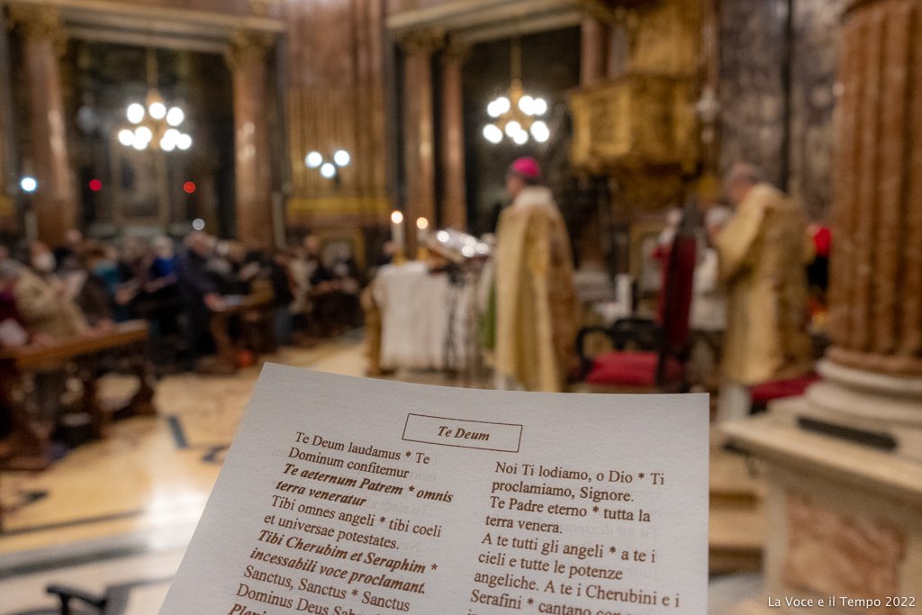 Te Deum alla Consolata con mons. Repole – Torino, 31 dicembre 2022 (foto: Bussio)