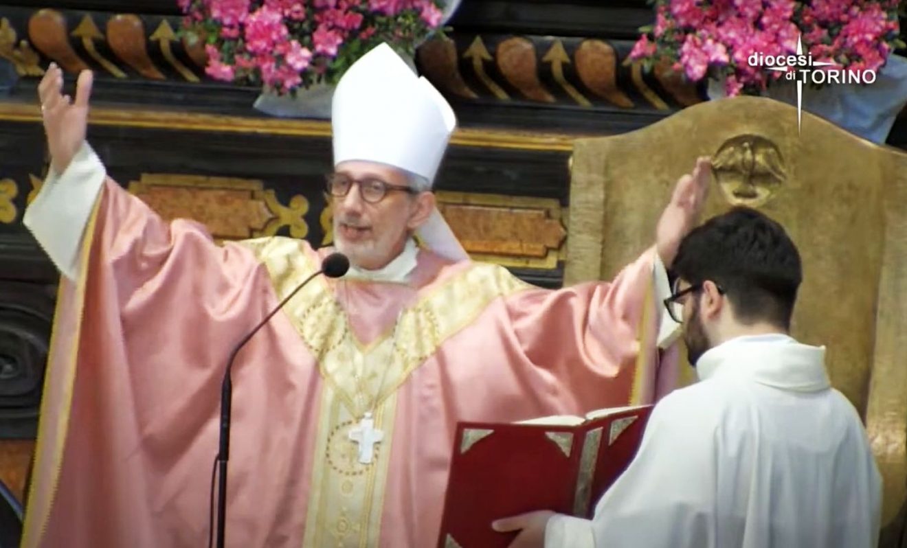 Messa della IV domenica di Quaresima in Cattedrale presieduta dal Vescovo ausiliare mons. Alessandro Giraudo, Torino 19 marzo 2023