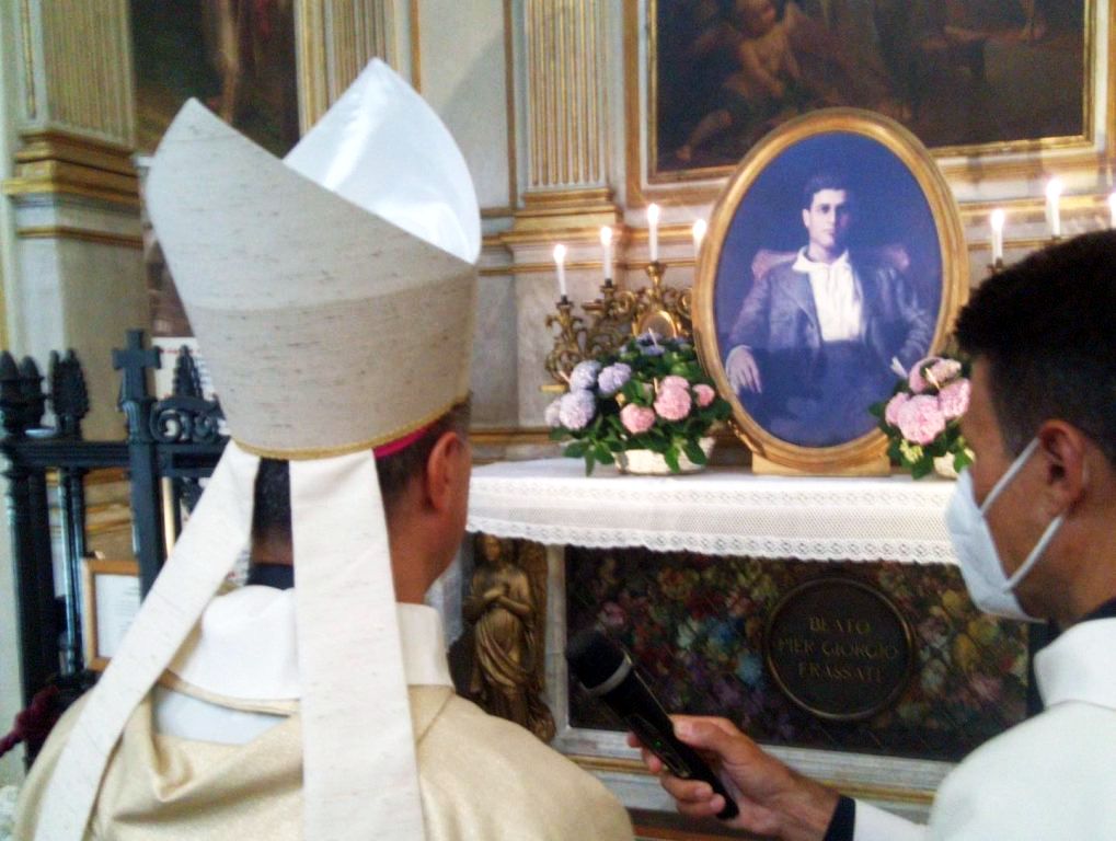 Mons. Repole presiede Messa per la festa del Beato Frassati, co-patrono GMG Lisbona 2023