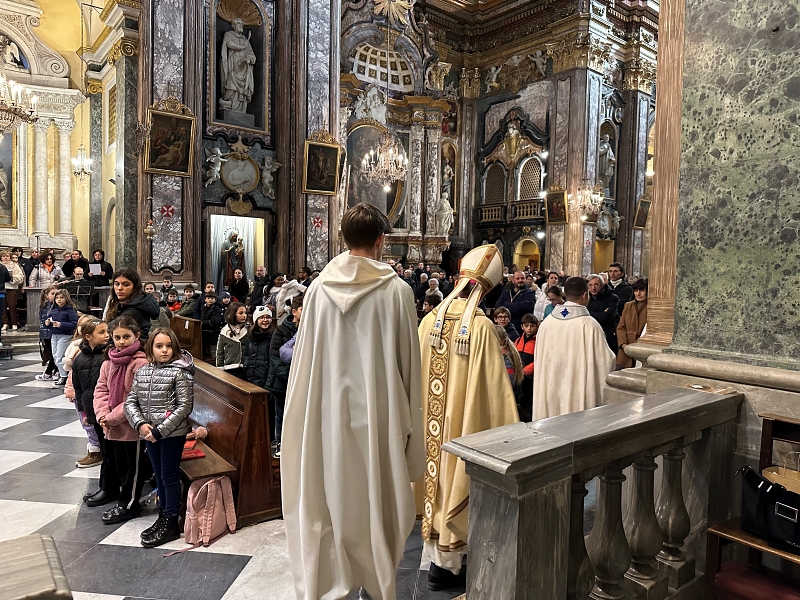 Messa nella parrocchia di Sant’Andrea in Bra presieduta da mons. Giraudo, 26 novembre 2023