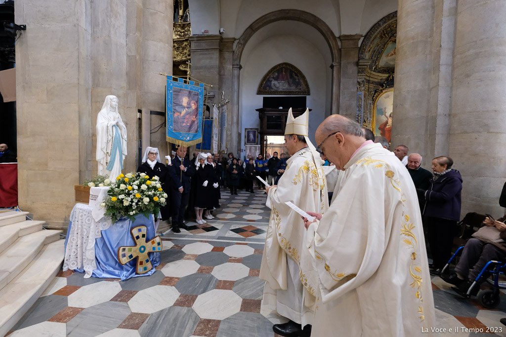 Peregrinatio Mariae a Torino: Messa in Cattedrale presieduta da mons. Repole, Torino 25 novembre 2023 (foto: Bussio)