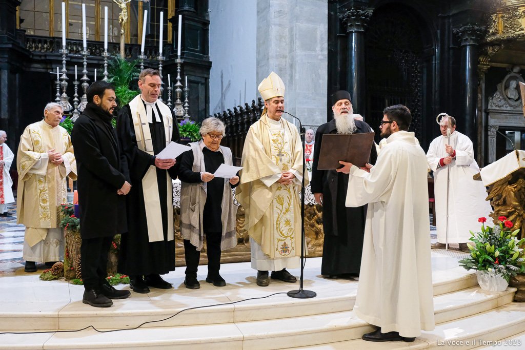 Messa in Cattedrale presieduta da mons. Repole per gli 80 anni del movimento dei Focolari, 7 dicembre 2023