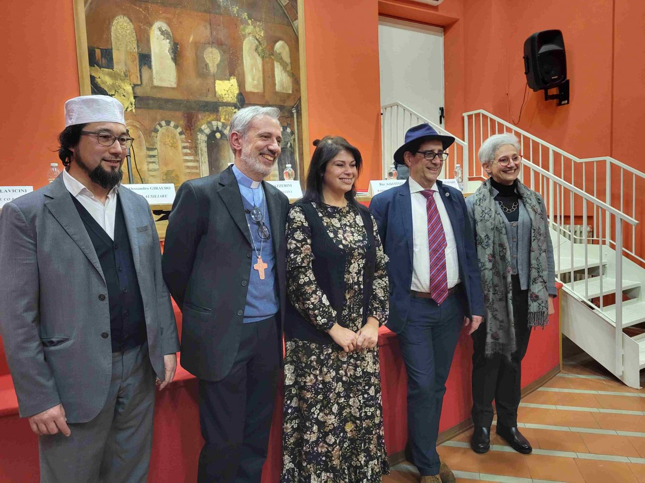 Mons. Giraudo ai “Martedì della sapienza islamica” su diritti umani e fratellanza, Torino 9 gennaio 2024 (foto: Reale)