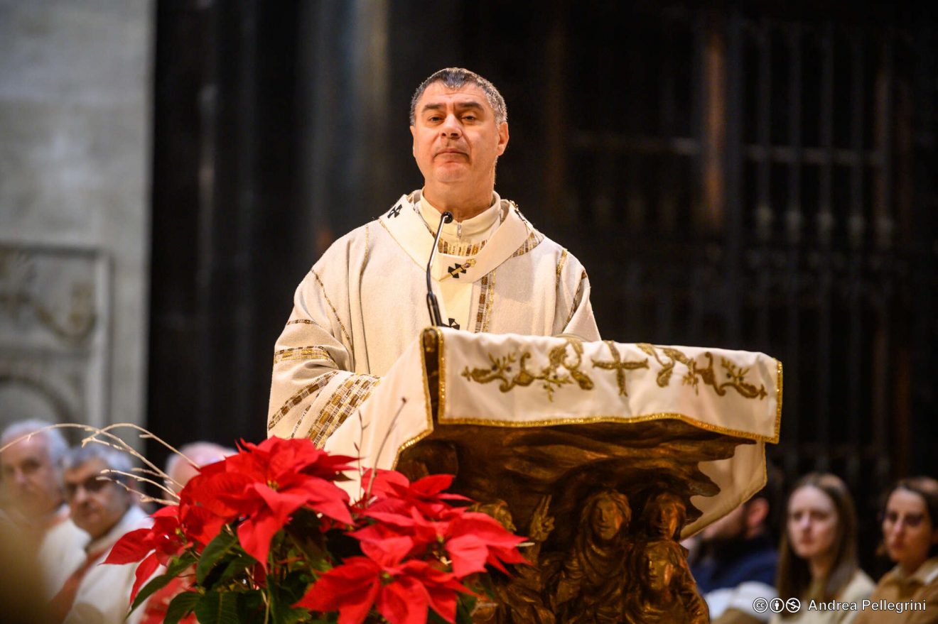 Mons. Repole in Cattedrale per la Messa della Pace, 1 gennaio 2024 (foto: Pellegrini)