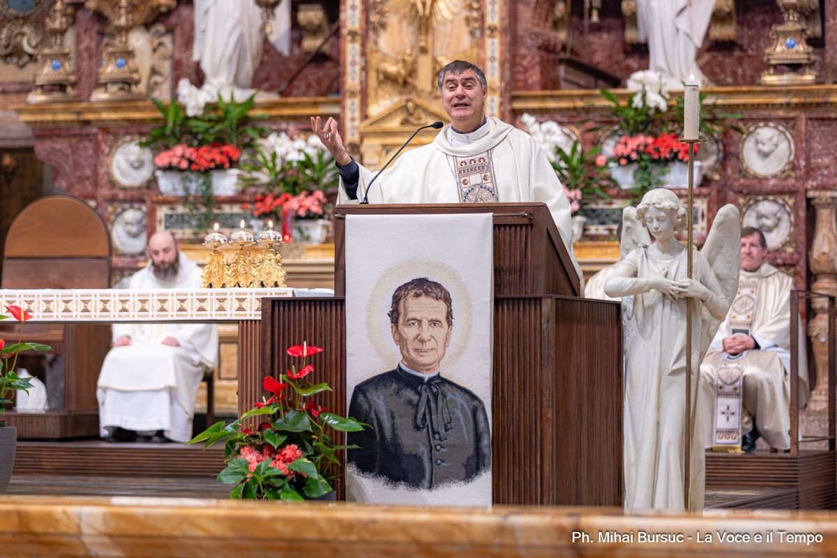 Mons. Repole a Maria Ausiliatrice per la S. Messa della solennità di San Giovanni Bosco, Torino 31 gennaio 2024