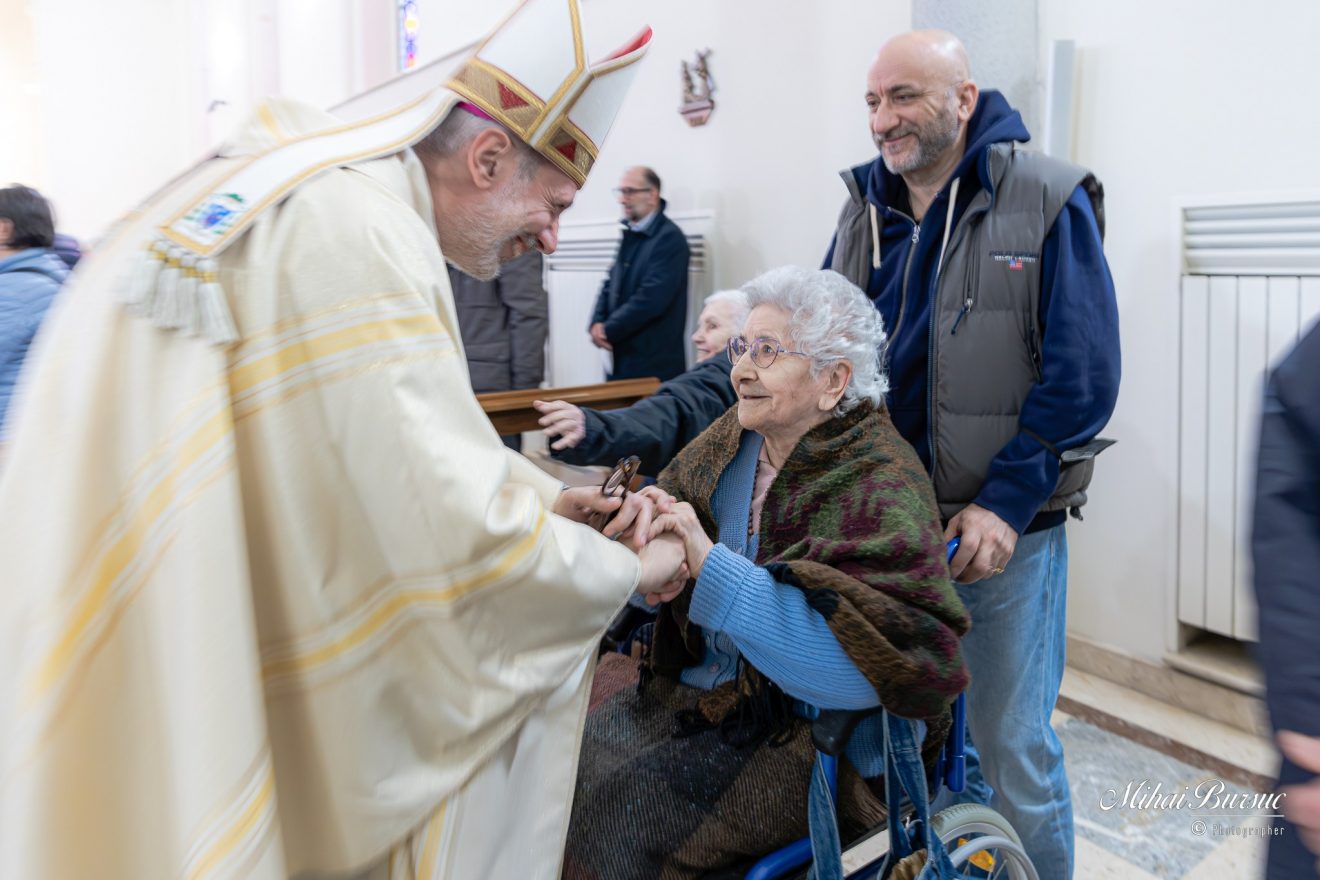 Mons. Giraudo all’Istituto delle Piccole Sorelle dei Poveri per la festa del patrono S. Giuseppe, 19 marzo 2024