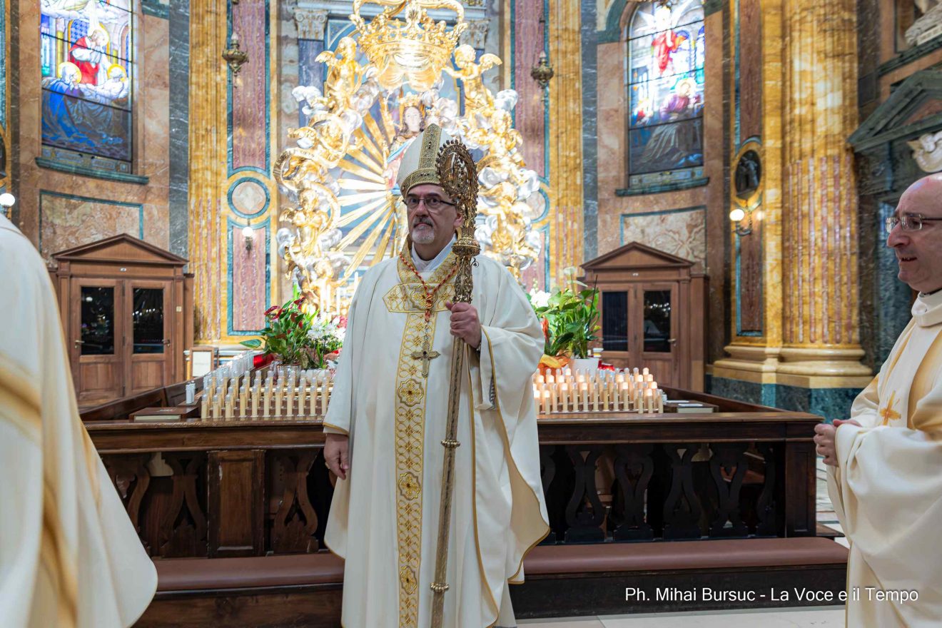 Visita del card. Pizzaballa a Torino: S. Messa alla basilica di Maria Ausiliatrice, 5 maggio 2024 (foto: Bursuc)