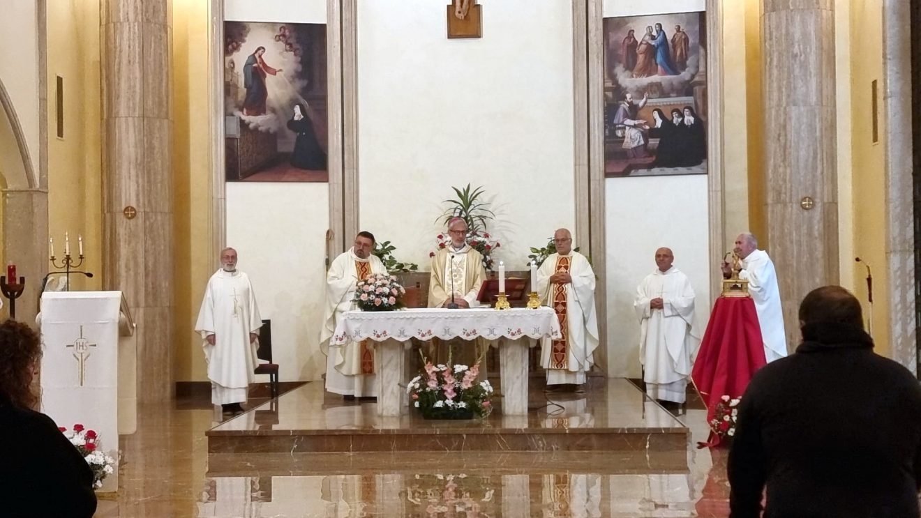 Mons. Giraudo al Monastero della Visitazione di Moncalieri per i 250 anni delle apparizioni del Sacro Cuore a S. Alacoque, 16 ottobre 2024