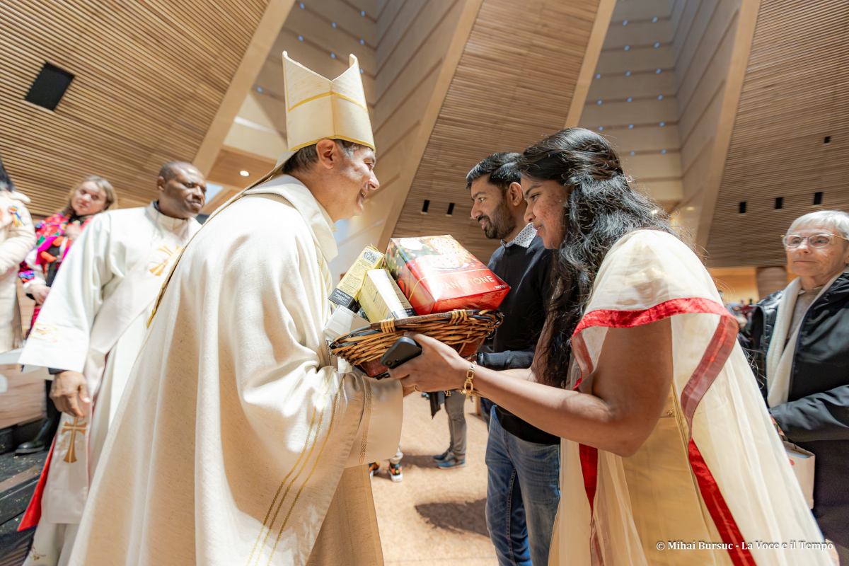 Il card. Repole alla S. Messa per l'Epifania e la festa dei Popoli al Santo Volto, Torino 6 gennaio 2025
