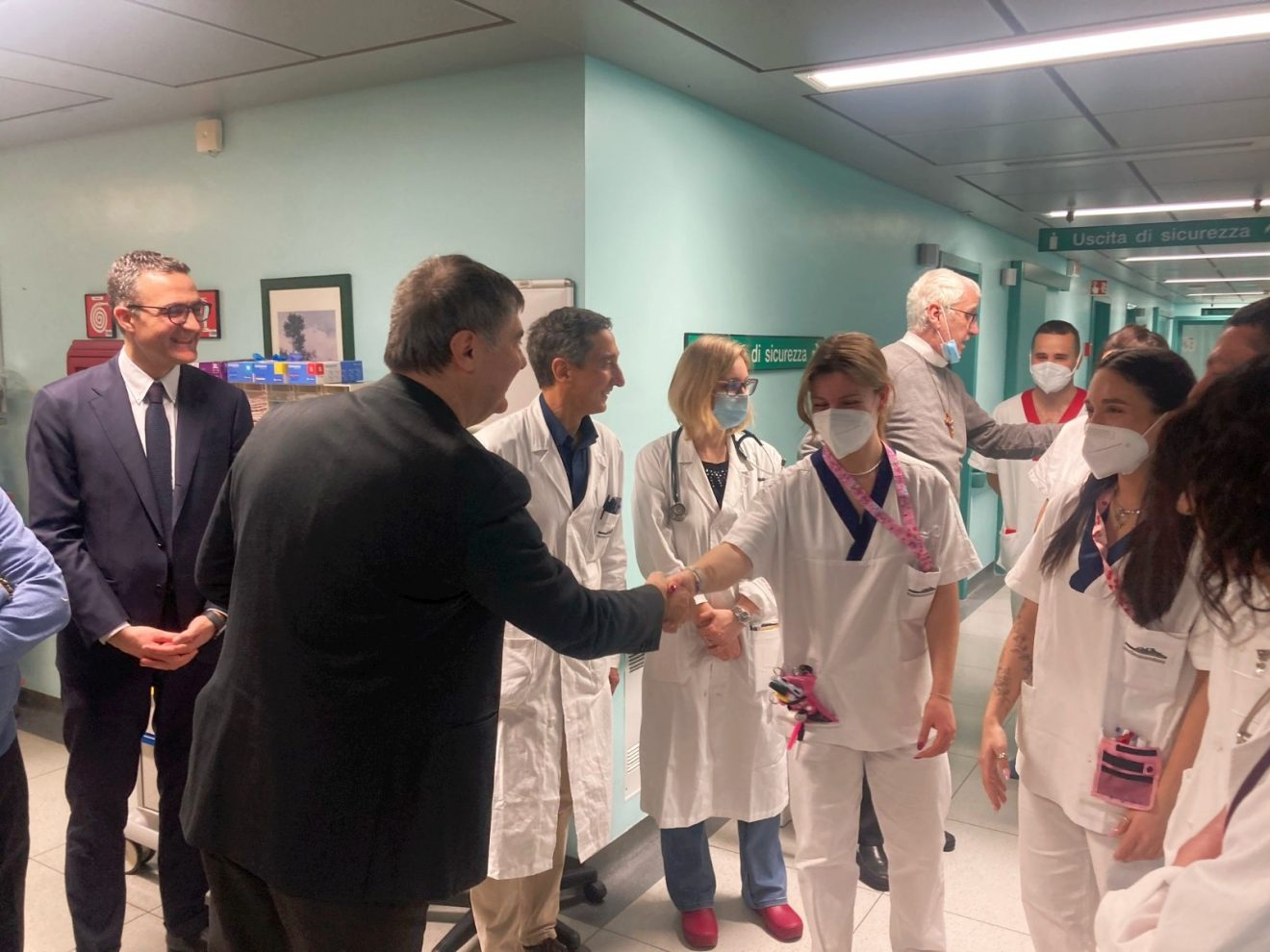 Il card. Repole in visita all'Istituto per la ricerca e la cura del cancro - IRCCS di Candiolo, 20 febbraio 2025