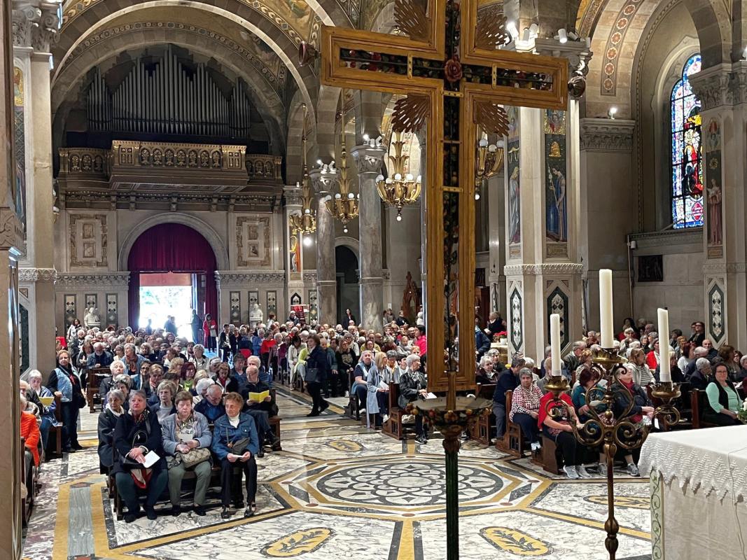 Pellegrinaggio giubilare degli anziani al Santuario di S. Rita da Cascia in Torino, 13 maggio 2025