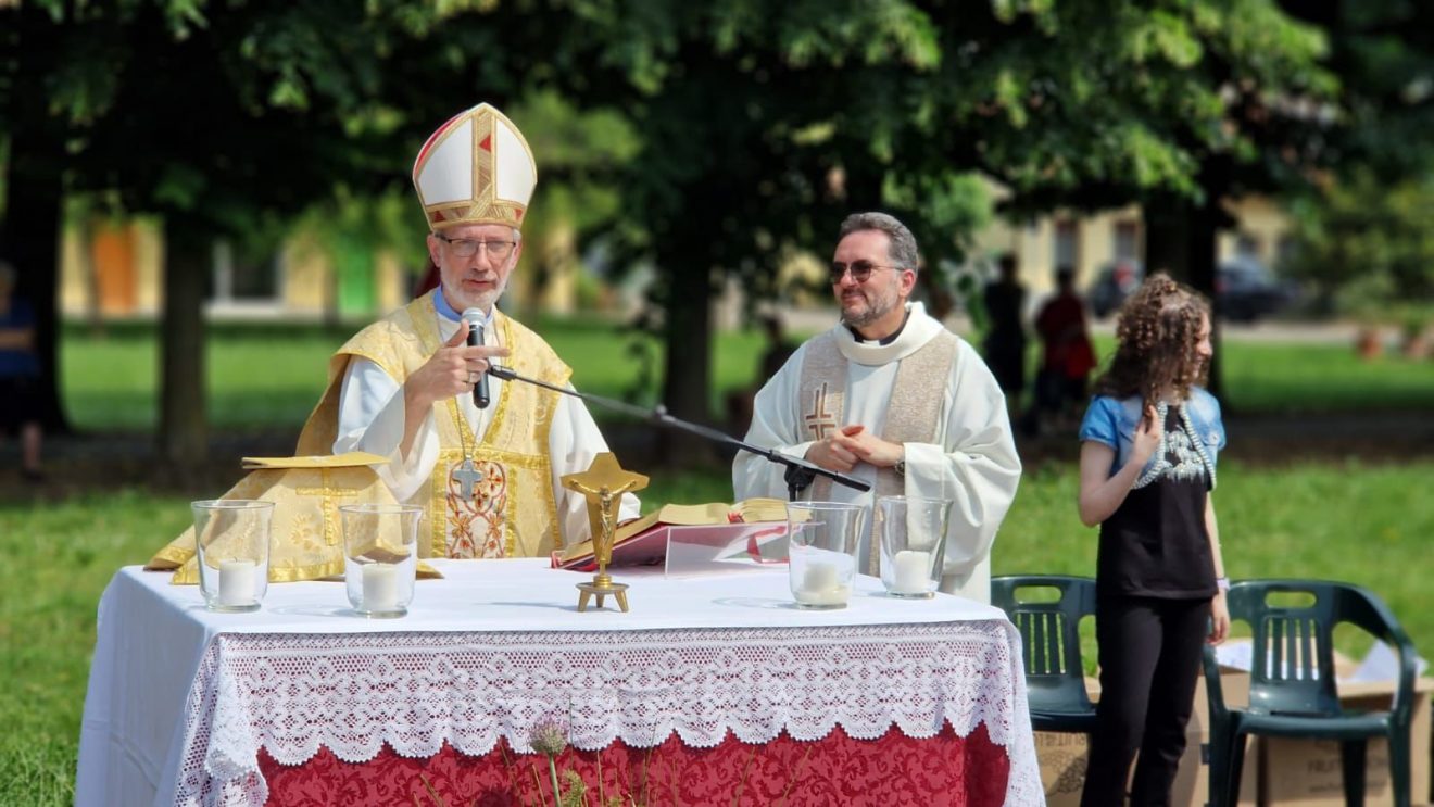 Mons. Giraudo a Volvera per la Messa dell’Ascensione e la chiusura dell’anno pastorale