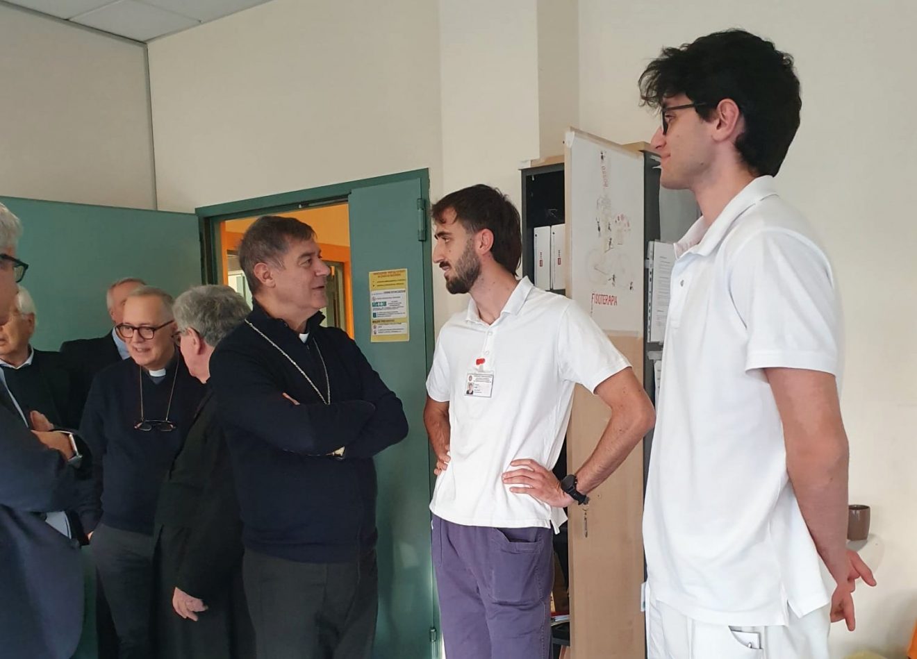 Il card. Repole all'ospedale S. Camillo per Messa e auguri di Natale, Torino 15 dicembre 2025