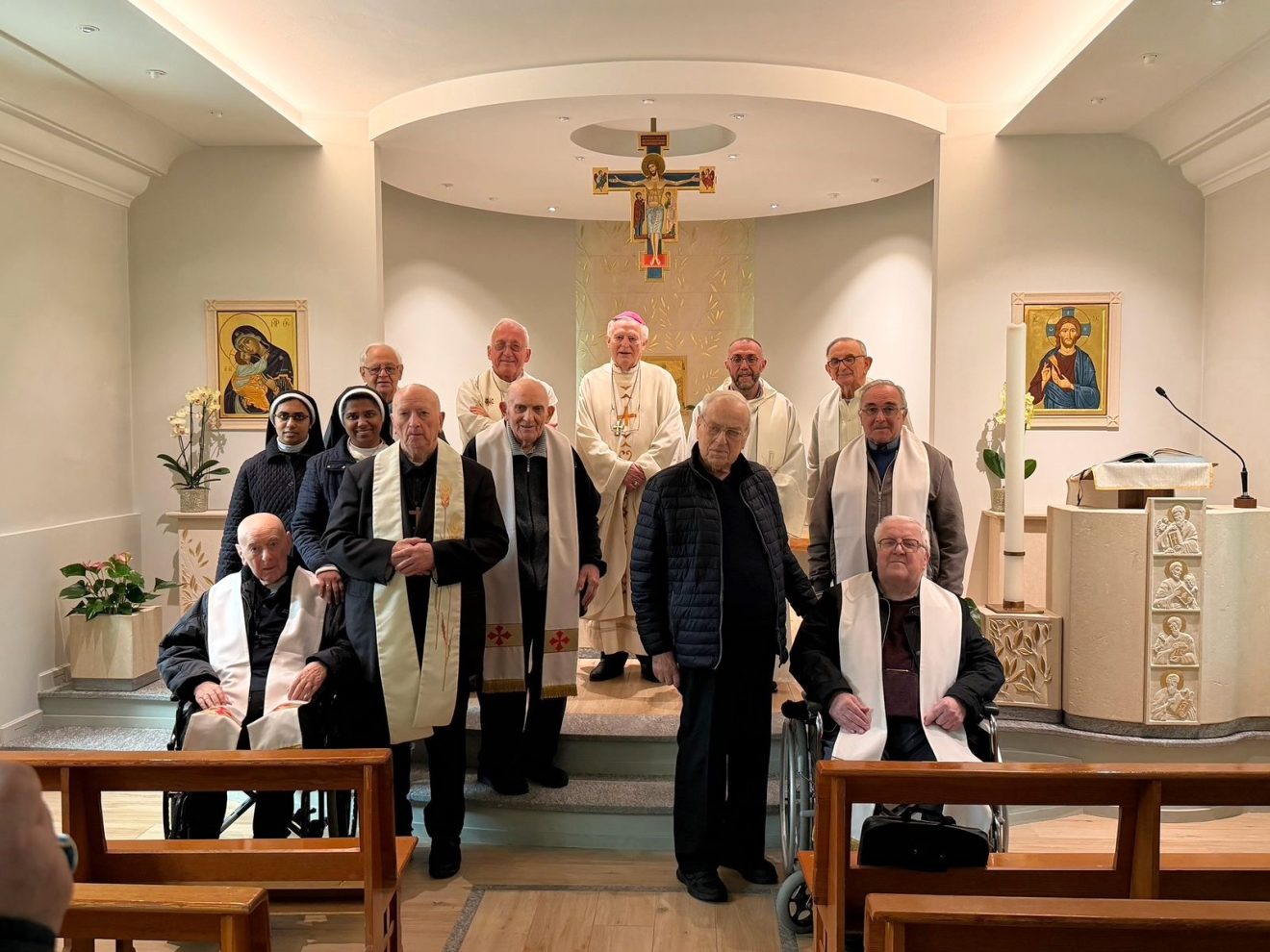 I sacerdoti della Casa del Clero in visita al priorato di Saint Pierre (AO), 5 maggio 2026